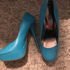 Blue heels